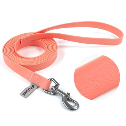 Wolfone 10ft Pale Pink Long Leash - Waterproof Training Dog Leash for Recall, Swimming, Camping, Beach, Hunting, Walking（3m*19mm*2.7mm） - color: Pale Pink, size: 10FT