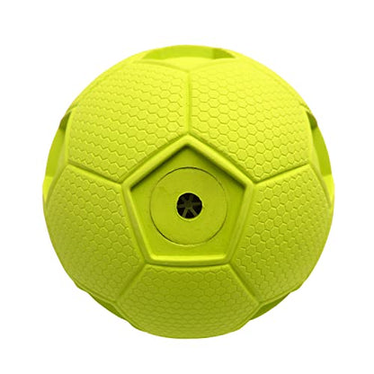 Nerf Dog Soccer Ball Dog Toy with Interactive Squeaker, Lightweight, Durable and Water Resistant, 3.25 Inches, for Small/Medium/Large Breeds, Single Unit, Green - color: Green, size: 3.25-inches