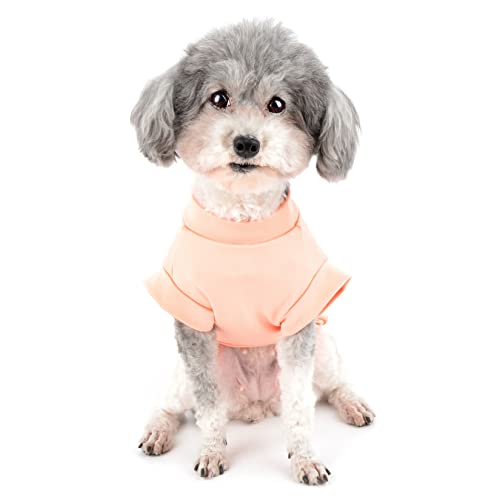 Zunea Small Dogs Shirts Quick Dry Summer T-Shirts Cooling Puppy Clothes Soft Sleeveless Vest Tank Top Breathable Stretchy Pet Girls Boys Chihuahua Apparel Sun Protection for Hot Weather Pink L - color: pink, size: L