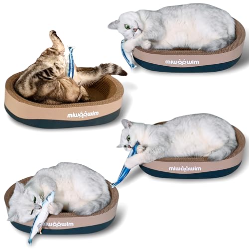 miwoowim 6 PCS Cat Fish Toy Soft and Durable,Cat nip Toy with Catnip Inside, Kicker Toys for Indoor Kitten Exercise,Kitty Teething Chew Toy (6 Sauries)