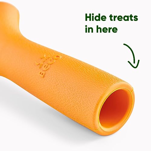 Beco Dog Toy - Natural Rubber Super Stick, Fetch Chew Toy for Dogs - Orange - color: Orange