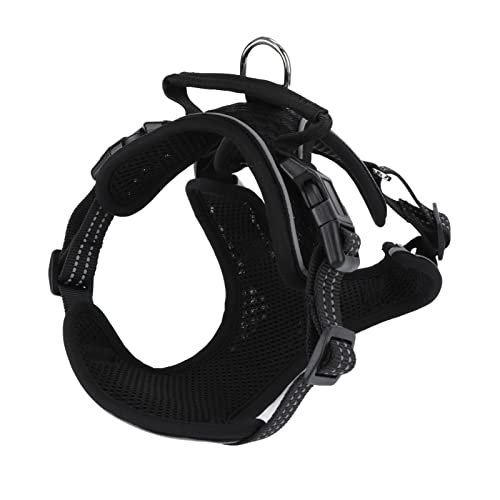 ZJchao Ergonomic Reflective Dog Harness with Breathable Mesh & Cushioned Straps for Small to Large Breeds – Secure, Comfortable Walks