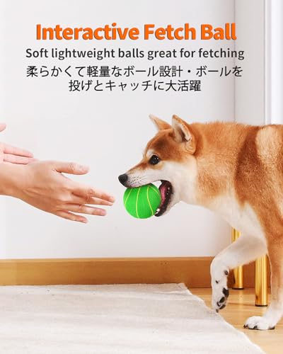 SCHITEC Squeaky Dog Toys, [4 Pack] Interactive Dog Balls with Squeaker for Medium Dogs, 2.8'' Soft Latex Rubber Bouncy Fetch Play Ball Toy - size: Medium 2.8"
