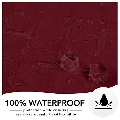 Easy-Going 100% Waterproof Dog Bed Cover, Non-Slip Pet Blanket for Furniture, Washable Couch Cover, Repleasement Sofa Cover (52X82 in,Christmas Red) - color: Christmas Red, size: 52x82 in