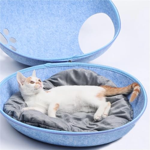 Cozy Cat Bed, Removable Pet House for Cats, Breathable Puppy & Cat Pet Supplies(B)