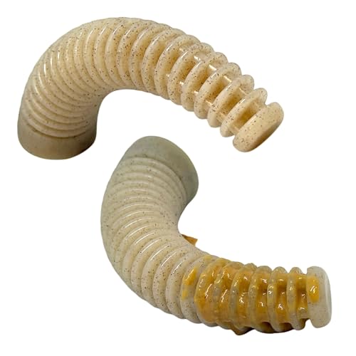 SodaPup Honey Bone Antler – Ultra Durable Dog Chew Toy Made in USA from Non-Toxic, Pet Safe, Food Safe, Nylon Material for Clean Teeth, Fresh Breath, Problem Chewing, Calming Nerves, & More - color: Honey Nylon Bone Antler Brown