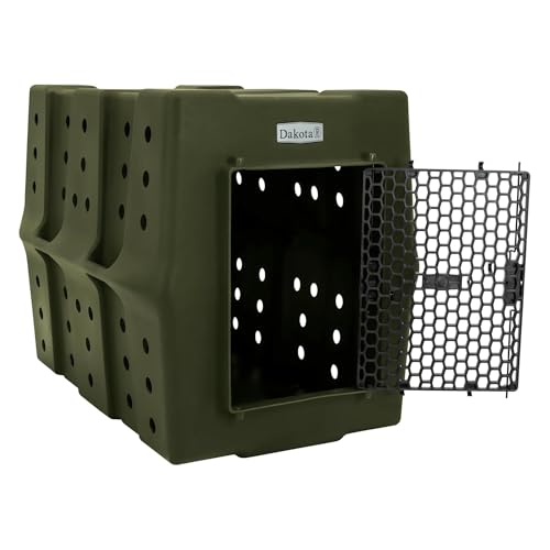 Dakota 283 Crate - Canine Rough and Tough Economy Kennel (Olive, X-Large) - color: Olive, size: X-Large