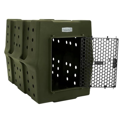 Dakota 283 Crate - Canine Rough and Tough Economy Kennel (Olive, X-Large) - color: Olive, size: X-Large