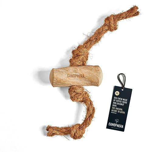 Canophera Dog CHEW Made of Coffee Wood and Coconut Rope (Xtra Large) - size: Xtra Large