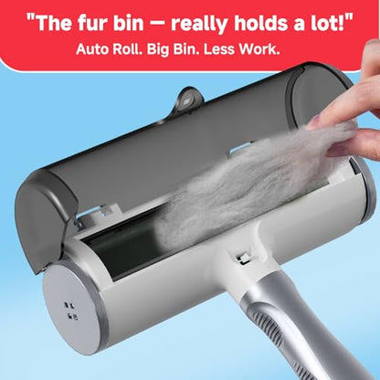 NVNAN Pet Hair Remover & Pet Grooming Gloves Set - Deshedding Brush for Cats/Dogs, Reusable Lint Roller Brush for Cats,Dogs - Furniture, Car, Couch, Clothes and Bedding - color: Hair removal roller + gloves