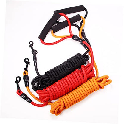 Toyvian Heavy Duty Dog Leash with Padded Handle Red Training Leash for Medium Large Dogs Ergonomic Grip for Comfort and Control for Training and Walking