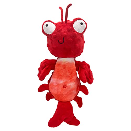 Huxley & Kent Slappies for Dogs | Claude Lobster (Large) | Squeak & Shake Dog Toy | No Stuff Squeaky Toy, TPR Ball in Head | Simulates Hunting Nature for Dogs - size: Large, style: Claude Lobster
