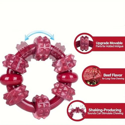 Durable Dog Chew Toy for Aggressive Chewers,Indestructible Dog Toy,Dog chew Toys,Tough Nylon Toy for Large Dogs,Helps Reduce Boredom and Supports Dental Hygiene