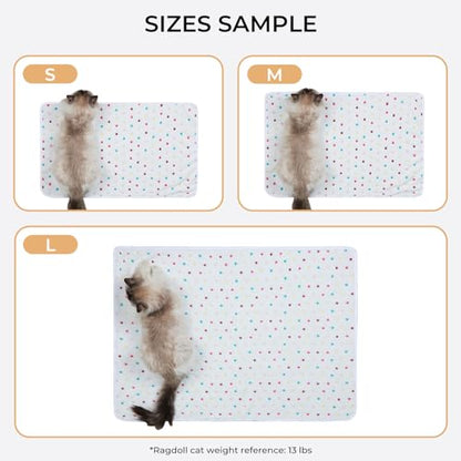 Luciphia 1 Pack 3 Blankets Super Soft Cute Dot Pattern Pet Blanket Flannel Throw for Dog Puppy Cat Large(41x31), Brown - color: Brown2, size: 41x31 inch (Pack of 3)