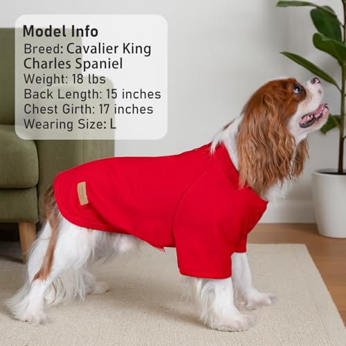 KYEESE 3Pack Small Dog Sweater, Soft Puppy Sweatshirt Stretchy Lightweight Dog Sweater for Small Dogs Girl Boy, Pullover Fleece Cat Shirt Pet Clothes with Sleeves, S - color: 07# 3Pack(Red+Pink+Red Stripe), size: Small (4-8lbs)