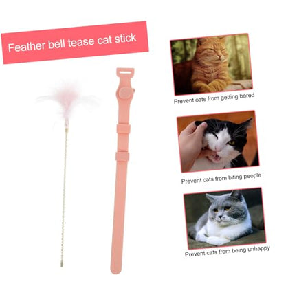 Interactive Cat Teaser Wand with Plush and for Kitten Exercise and Hunting Instinct Stimulation
