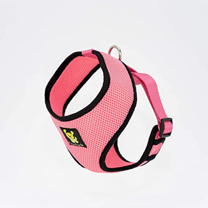 EcoBark Dog Harness - Eco-Friendly Max Comfort Harnesses - Luxurious Soft Mesh Halter - Over the Head Harness Vest- No Pull and No Choke for Small, Toy Breed, and Teacup Dogs (XS, Light Pink) - color: Light Pink
