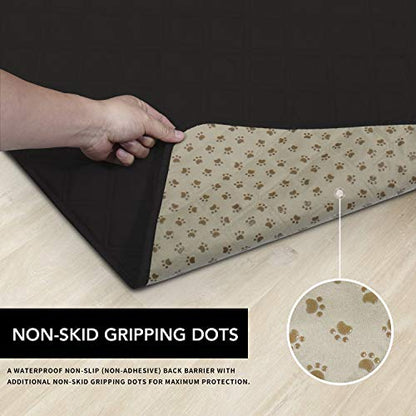 Easy-Going 100% Waterproof Dog Bed Cover, Non-Slip Pet Blanket for Furniture, Washable Couch Cover, Repleasement Sofa Cover (52X82 in,Black) - color: Black, size: 52x82 in