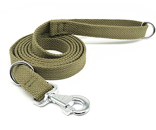 6 FT Heavy Duty Tactical Dog Leash, Military Style Thick Nylon Strong K9 Dog Leash for Outdoor Walking Hunting Hiking, Coyote Brown - color: coyote brown