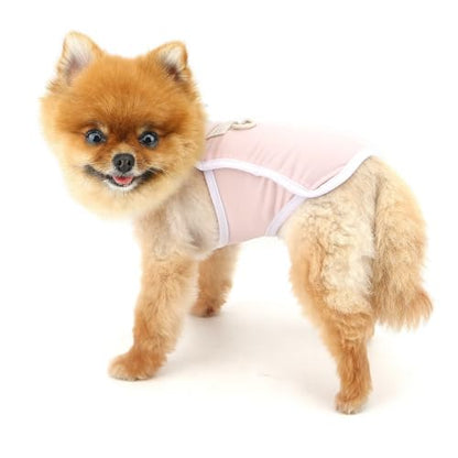 PAIDEFUL Cooling Dog Shirt for Small Dogs Summer Pet UV Sun Protection Vest Lightweight Breathable Doggie Tank Top Soft Stretchy Puppy T-Shirts Solid Cat Apparel Chihuahua Clothes D-Ring,Pink, - color: pink, size: L