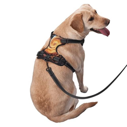 Universe Large Dog Harness Soft Padded Adjustable Dog Vest, Reflective Harness with Easy Control Handle - size: Large