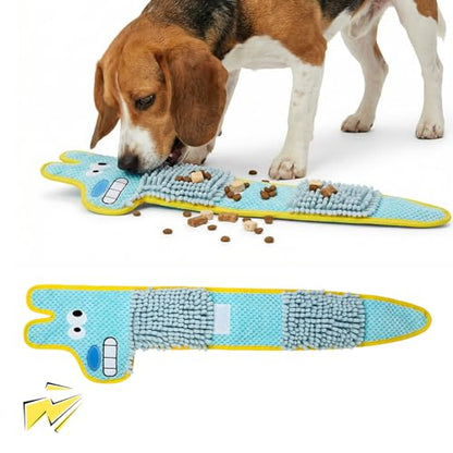 WUGO Dog Interactive Puzzle Toys Dog Toy Plushie Enrichment Crinkle Paper Crinkle Snuffle Treat Dispensing Smart Pet Toys Puppy Fun to Keep Them Busy