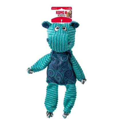 KONG Floppy Knots - Durable No‑Stuffing Squeaky Rope & Plush Dog Toy - for Teething, Playing (Hippo, Extra Large) - color: Hippo, size: Extra Large