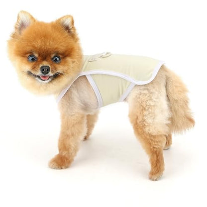 PAIDEFUL Cooling Dog Shirt for Small Dogs Summer Pet UV Sun Protection Vest Lightweight Breathable Doggie Tank Top Soft Stretchy Puppy T-Shirts Solid Cat Apparel Chihuahua Clothes D-Ring,Yellow,S - color: yellow, size: S
