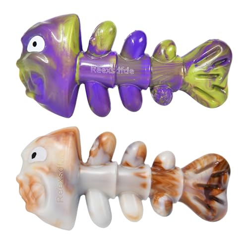 Dog Chew Toys for Aggressive Chewers：2 Pack Indestructible Dog Toy for Large, Medium Breed to Keep Them Busy Bacon and Beef Flavor - color: Beef Bone & Bacon—2PC