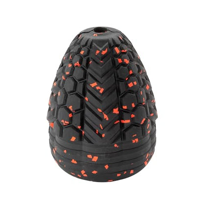 Chew King Supreme Durable Rubber Dog Toy for Aggressive Chewers, Treat-Dispensing Heavy-Duty Chew Toy with Safety Air Vent, Interactive Dog Toy for Training & Enrichment, XL 5.1" x 3.8" - color: F) XL Treater