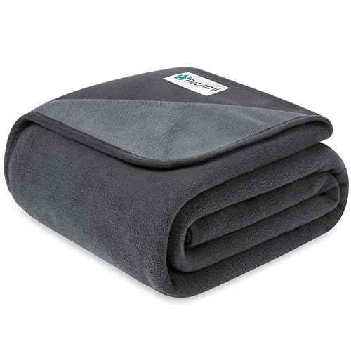 PetAmi Waterproof Dog Blanket for Extra Large Pets Dogs Cats, Large Pet Couch Cover Protector for Furniture, Reversible Washable Soft Fleece Cat Blanket for Bed Couch Sofa, 60x80 (Gray/Light Gray) - color: Gray/Light Gray, size: X-Large (60x80)