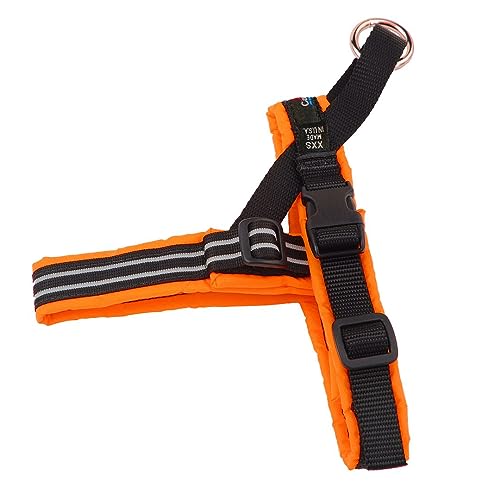 ComfortFlex Sport Dog Harness – No-Choke, Fully Padded, Non-Chafing Harness with Control Handle – Reflective, Lightweight, Adjustable for Active Dogs - XXSmall, Hunter Orange - color: Hunter Orange, size: XX-Small