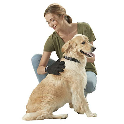 Franklin Pet Supply Co. SHED-MASTER - Pet Grooming Gloves - Gentle De-shedding Dog + Cat Hair remover - Long + Short Hair Remover - Great For Floors + Furniture