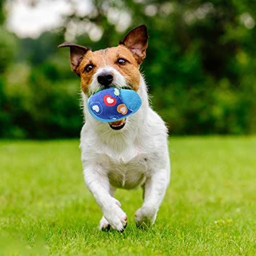 Chew Toys for Dogs, Soft Stuffed Cute Heavy Duty Dog Toy,Indestructible Plush Interactive Dog Toys for Aggressive Chewers for Teething Playing Small Medium Breeds Anxiety Relief Puppy - color: Blue