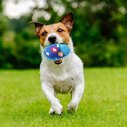 Chew Toys for Dogs, Soft Stuffed Cute Heavy Duty Dog Toy,Indestructible Plush Interactive Dog Toys for Aggressive Chewers for Teething Playing Small Medium Breeds Anxiety Relief Puppy - color: Blue