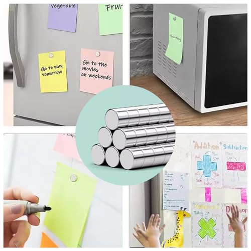 50pcs Mini Round Magnets for Acrylic Nail Clippers, Measuring Artificial Nail Length With Nail Clipper, Cat Eye Magnet for Nails, Refrigerator Sticker Magnets Or Post-It Magnets