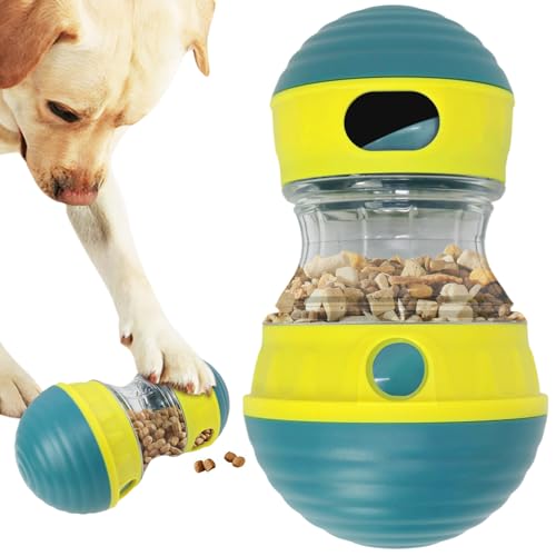 Interactive Dog Toys to Keep Them Busy, Puppy Puzzle Adjustable Food Dispenser Slow Feeder, Enrichment Treat Dispensing Toy Ball for Large/Medium/Small Breed Dogs Pet Gift