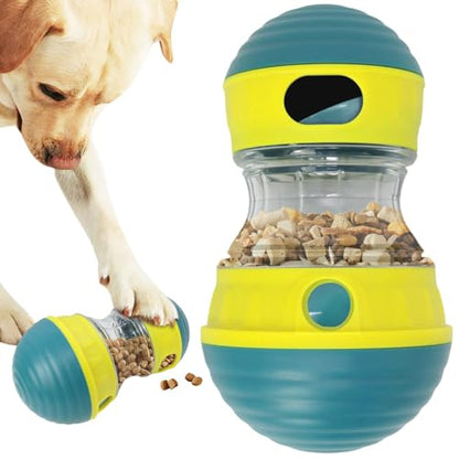 Interactive Dog Toys to Keep Them Busy, Puppy Puzzle Adjustable Food Dispenser Slow Feeder, Enrichment Treat Dispensing Toy Ball for Large/Medium/Small Breed Dogs Pet Gift
