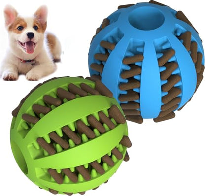 Interactive Dog Toys - Dog Puzzle Toy - Dog Enrichment Toys for Small and Large Dogs - Dog Toys to Keep Them Busy - Treat Dispensing Dog Toys - Dog Treat Ball Pack of 2