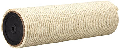 TRIXIE Replacement Sisal Post for Cat Scratching Posts, Backup Scratcher for Indoor Cat Furniture, Trees and Towers, 3.5 in x 11.8 in (9 x 30 cm) - size: 9/30 cm