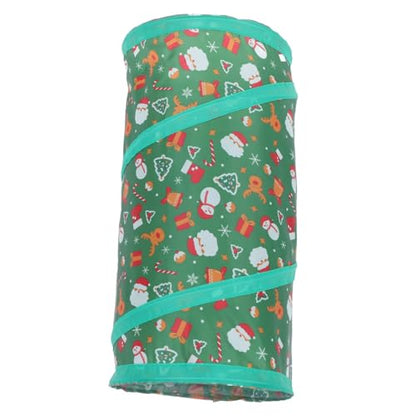 GALPADA Foldable Cat Tunnel Cube Interactive Pet Tunnel Toy for Cats and Kittens Playhouse for Indoor and Outdoor Fun Engaging Hideout and Resting