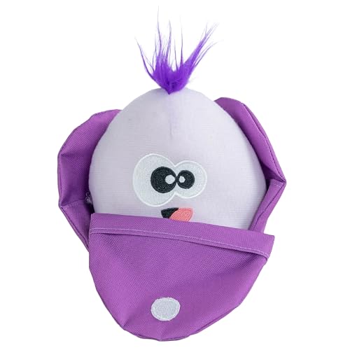 Outward Hound by Nina Ottosson Hide N' Find Interactive Plush Dog Puzzle, Durable Dog Toy, Plush Enrichment Toys, Cauliflower, Purple - color: Hide N' Find Cauliflower
