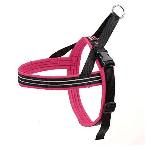 ComfortFlex Sport Dog Harness – No-Choke, Fully Padded, Non-Chafing Harness with Control Handle – Reflective, Lightweight, Adjustable for Active Dogs - XXSmall, Berry - color: Berry, size: XX-Small
