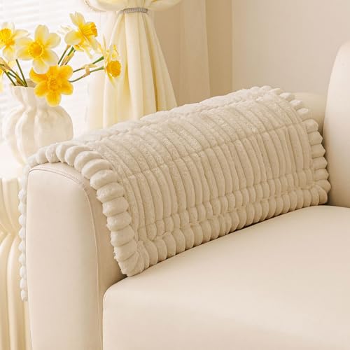 hyha Couch Covers for Dogs Washable, Non Slip Plush Dog Sofa Protectors, Fuzzy Pet Couch Covers for 3 Cushion Sofa Pet Friendly (Apricot, 35.4" x 35.4") - color: Apricot, size: 35.4"x35.4"