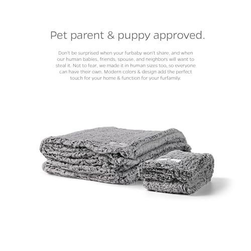 Pet Parents Pet Blanket - Water Resistant, Cat & Dog Blanket for Small, Medium & Large Dogs, 24"x32" - color: Slate, size: 24"x32"