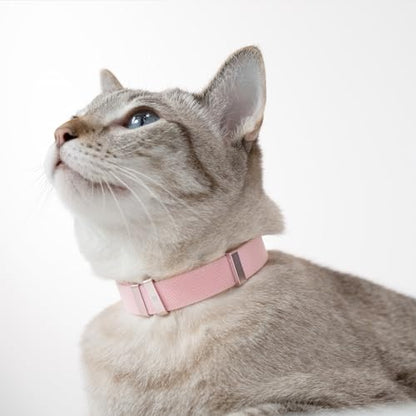 Safety Cat Collar - U.S. IDA Gold Award Design, Stretchy Elastic Quick Release Non Breakaway Cat Collar Light Weight for Kitten All Small Medium Large Cats (Olive, S (5.9-11.8 inch)) - color: Olive, size: S (5.9-11.8 inch)