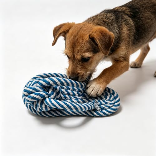 Dog Toys Puppy Teething Chew Toys,Dog Chew Toys Rope Toys,Cat Chew Toys,Safe Braided Rabbit Toys Healthy Gift (Slippers) - color: blue and white slippers