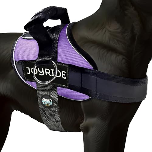 Joyride Harness 2.0 - The Original Side Ring No Pull Dog Harness - No Choke, Escape Proof, Reflective, 3 Leash Clips, Quick Fit Pet Vest - Easy Walks & Training - for Small, Medium & Large Dogs - color: Lavender, size: XS