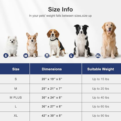 Washable Dog Bed Extra Large Sized Dogs, Washable Comfy Fluffy XL Dog Bed, Removable Zipper Cover Machine Wash, Durable Sleeping Pet Cuddler Bed with Anti-Slip Bottom, 42x30x8 in, Brown - color: Brown, size: XL(42''x30''x8'')