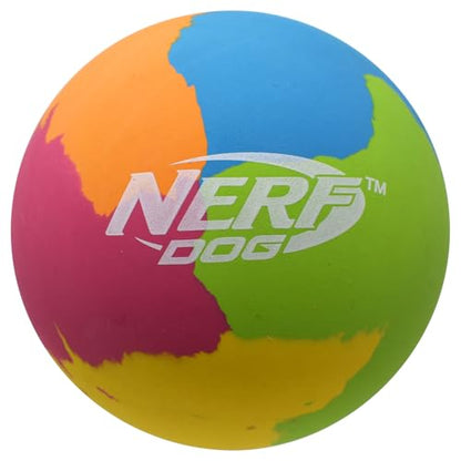 Nerf Dog 3.8in Rubber Super Bounce Ball Dog Toy - Pink/Blue/Green/Orange/Yellow